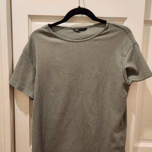 Sage Green  Short Sleeve T-Shirt - DRESSY